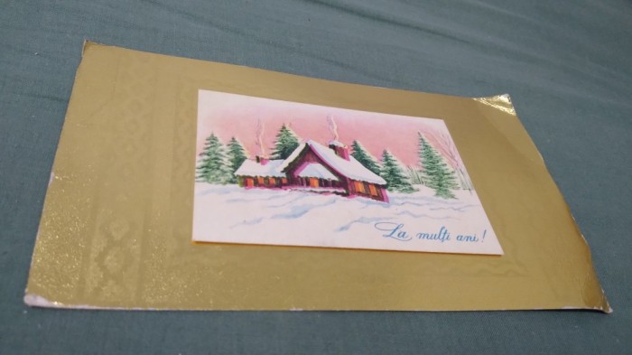 CARTE POSTALA FELICITARE NECIRCULATA