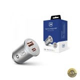 Incarcator Auto 3MK Hyper 45W 3A 1 x USB-A - 1 x USB-C Argintiu