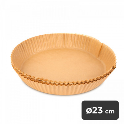 Hartie de copt pentru friteuza cu aer - rotunda - 23 cm - 50 buc/pachet foto