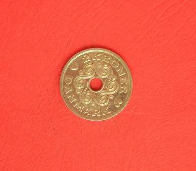M3 C50 - Moneda foarte veche - 2 coroane - kroner - Danemarca - 1999 foto