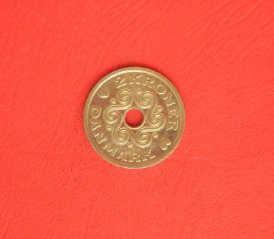 C50 - Moneda foarte veche - Danemarca - 2 coroane - kroner - 1999 foto