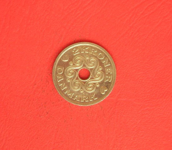 M3 C50 - Moneda foarte veche - 2 coroane - kroner - Danemarca - 1999