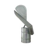 Capac Terminal Cocos Pentru Cos Fum, Zincat 120 Mm