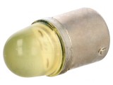 Lampă LED galbenă 24V BA15S