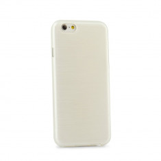 Husa APPLE iPhone 4\4S - Jelly Brush (Alb)