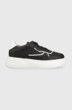 Answear Lab sneakers din piele culoarea negru