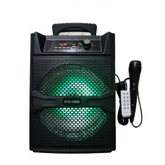 Boxa Bluetooth KTS-1090 Karaoke, USB, Microfon si Telecomanda foto