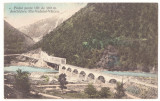 2700 - RAUL VADULUI, Valcea, Railway Bridge - old postcard, CENSOR - used - 1916, Circulata, Printata