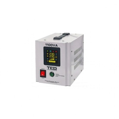 UPS 1100VA/700W runtime extins utilizeaza un acumulator (neinclus) TED UPS Expert TED000323 foto