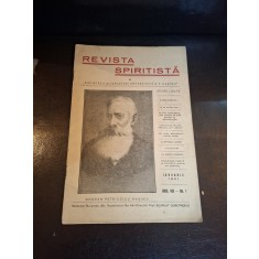Revista Spiritistă - Nr.1 Anul VIII Ianuarie 1941