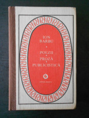 ION BARBU - POEZII * PROZA * PUBLICISTICA foto