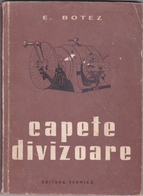 CAPETE DIVIZOARE 1959 E.BOTEZ foto