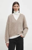 Gestuz pulover femei, culoarea bej, 10909332