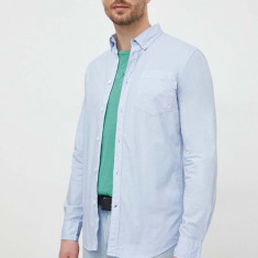 Pepe Jeans camasa din bumbac Prince barbati, cu guler button-down, regular