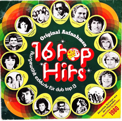 Various &amp;lrm;&amp;ndash; 16 Top Hits Hitparaden November/Dezember 1980 VG+/VG vinyl LP rock foto