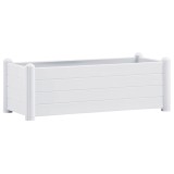 Cumpara ieftin Strat inaltat de gradina, alb, 100 x 43 x 35 cm, PP