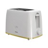 Prajior paine Oliver Voltz Daisy, 2 felii, 700W, 6 niveluri de prajire, tava firmituri, pop-up automat, Alb