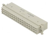 Conector DIN 41612 mufă F mamă 48 PIN fără contacte, TE Connectivity