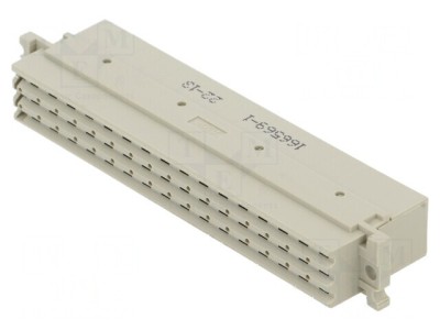 Conector DIN 41612 mufă F mamă 48 PIN fără contacte foto