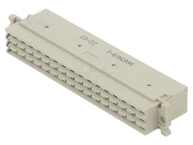Conector DIN 41612 mufă F mamă 48 PIN fără contacte