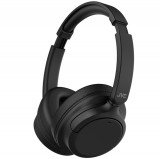 Casti premium Over the Ear JVC HA-S75N-B-U, Wireless, Bluetooth, Noise cancelling, Autonomie pana la 35 ore, Microfon, Negru