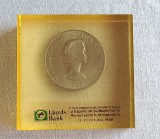 C15 6 - Bibelou numismatic - moneda Regina Angliei - Churchil - 1965