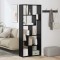 vidaXL Bibliotecă Stejar negru 67 x 25 x 161.5 cm Lemn compozit 869252