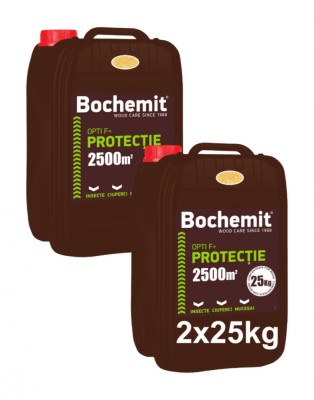Grund lemn Bochemit Opti F+ 2x25Kg transparent, anti insecte. ciuperci, mucegai foto