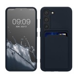 Husa Kwmobile pentru Samsung Galaxy S23, Albastru inchis, Silicon, KWM0000191D003C, Carcasa