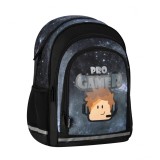 Ghiozdan pentru scoala cu un compartiment si buzunare frontale, Starpak, Blox, Pro Gamer