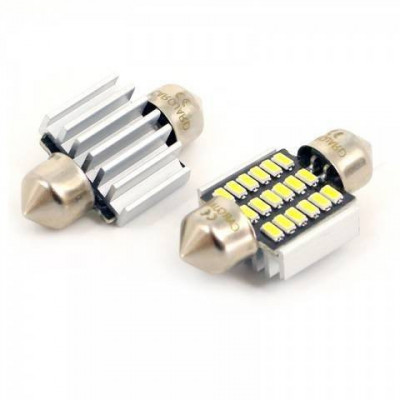 LED Sofit 31mm Canbus Plafoniera numar de inmatriculare 12V 2W 170lm CAN116 set 2buc Carguard foto