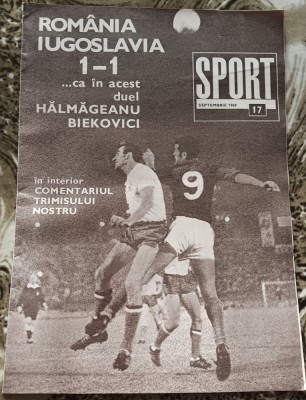 myh 110 - Revista SPORT - nr 17/septembrie 1969 foto
