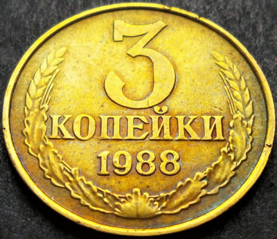 Moneda 3 COPEICI - URSS, anul 1988 *cod 1029 foto
