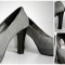 Pantofi eleganți cu platformă, mărimea 36 &ndash; Stare excelentă, tocuri groase de 8 cm