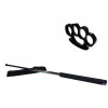 Set Autoaparare: Baston Telescopic 66cm Otel + Box Negru 1cm. Husa inclusa. Compact 20cm, Extins 66cm. Ideal paza si protectie
