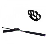 Cumpara ieftin Set Autoaparare: Baston Telescopic Otel 66cm + Box Metalic Multicolor Ideallstore