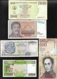 Set 5 bancnote de prin lume adunate (cele din imagini) #300, Africa