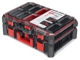 Container colectiv negru cu capac transparent 2 buc MSX KISTENBERG