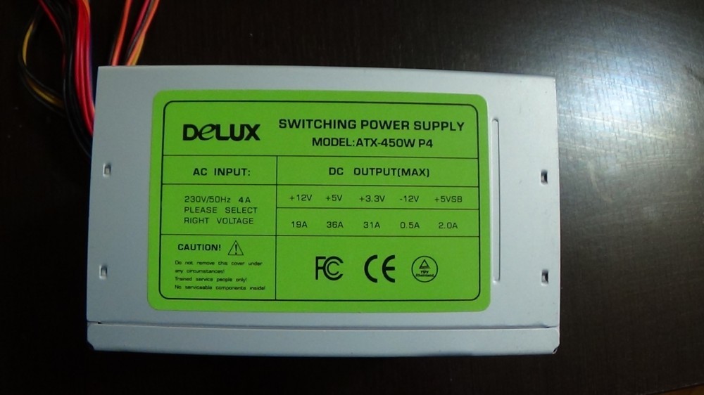 Sursa delux atx-450W p4 folosita | arhiva Okazii.ro