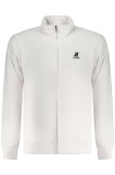 Cumpara ieftin U.S. Grand POLO Bluza barbati cu fermoar si logo brodat, regular fit, alb, S