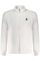 U.S. Grand POLO Bluza barbati cu fermoar si logo brodat, regular fit, alb, S foto