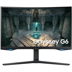 Monitor Gaming curbat LED SAMSUNG Odyssey G6 LS27BG650EUXEN, 27, QHD, 240Hz, AMD FreeSync Premium Pro, HDR600, negru