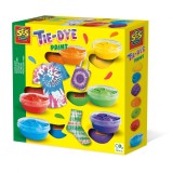 Set acuarele pentru textile tie-dye,6 culori set, SES Creative