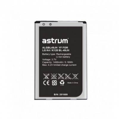 Acumulator LG BL-49JH, 1400mAh, LG K120 K4, Astrum foto