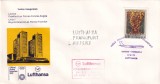 FILATELIE TEMATICA - PLIC VENEZUELA RELIGIE AIR MAIL LUFTHANSA