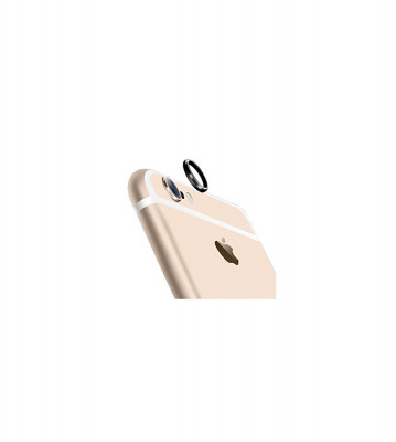 Inel protectie Camera pentru iPhone 6 6 Plus-Culoare Negru foto