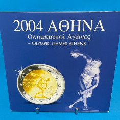 GRECIA 2004 - Set monetarie 1 cent - 2 euro comemorativ “J.O. Atena 2004” BU