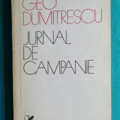 Geo Dumitrescu – Jurnal de campanie ( cu ilustratii de Mihu Vulcanescu )
