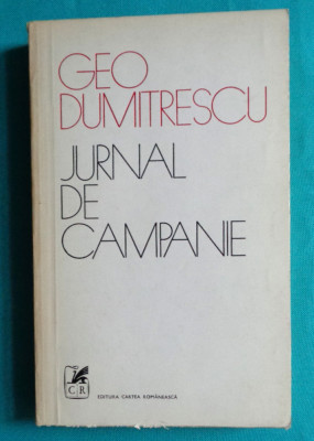 Geo Dumitrescu &amp;ndash; Jurnal de campanie ( cu ilustratii de Mihu Vulcanescu ) foto