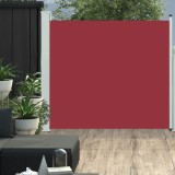 Cumpara ieftin Copertină laterală retractabilă de terasă, roșu, 170x300 cm